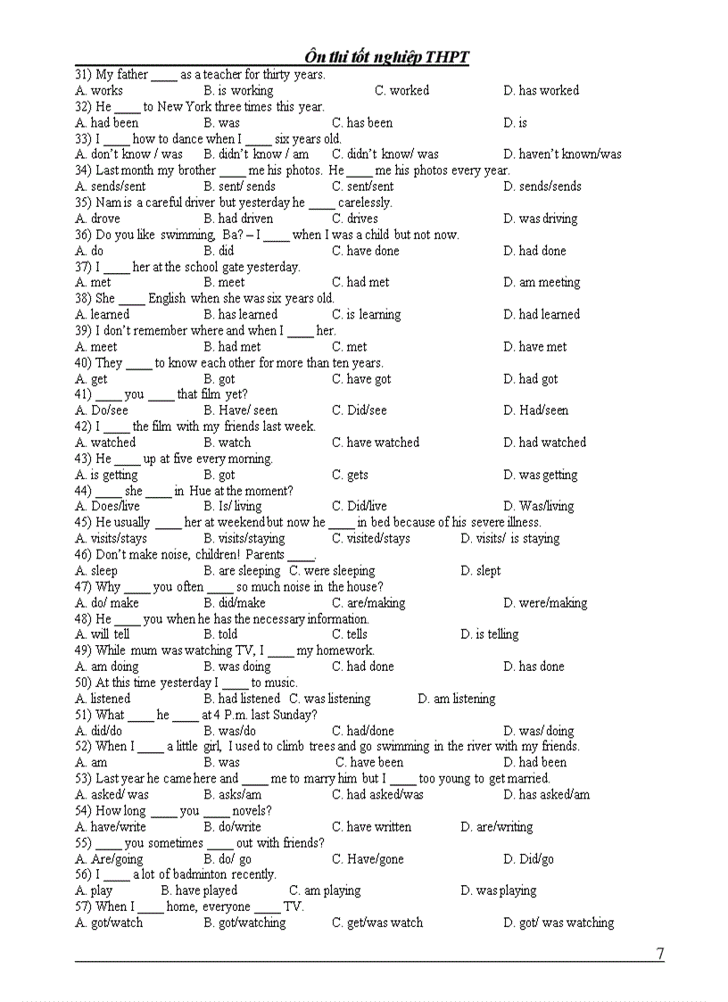 image for page Tai lieu on thi tot nghiep