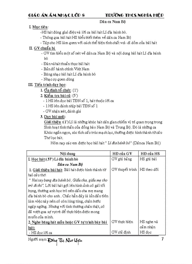 image for page Toàn Tập giáo án lớp 8