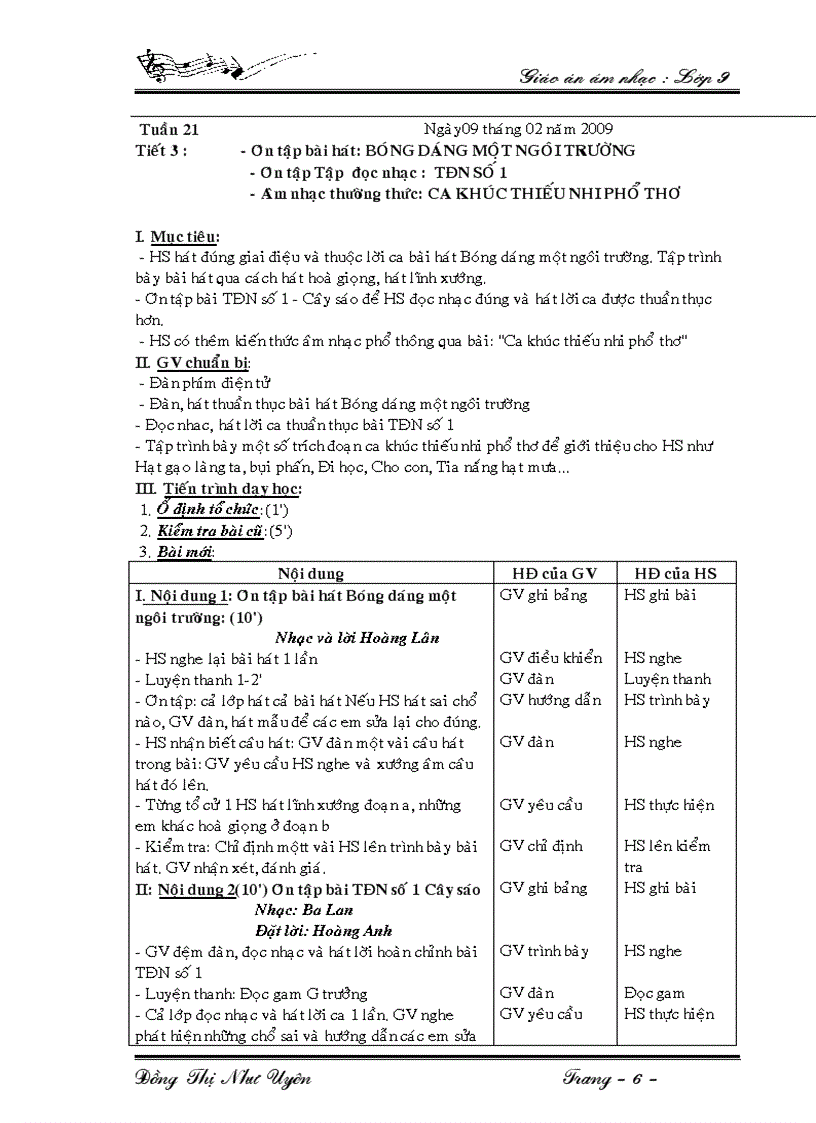 image for page Toàn Tập giáo án lớp 9