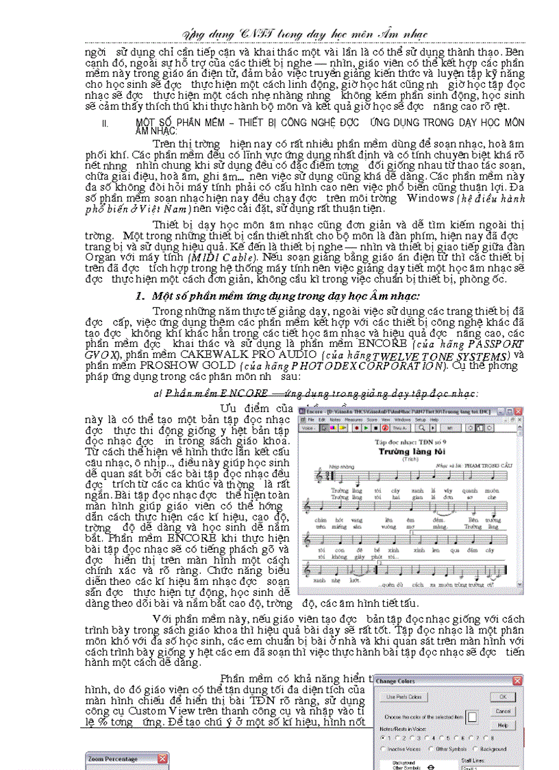 image for page UDCN TT trong môn âm nhạc