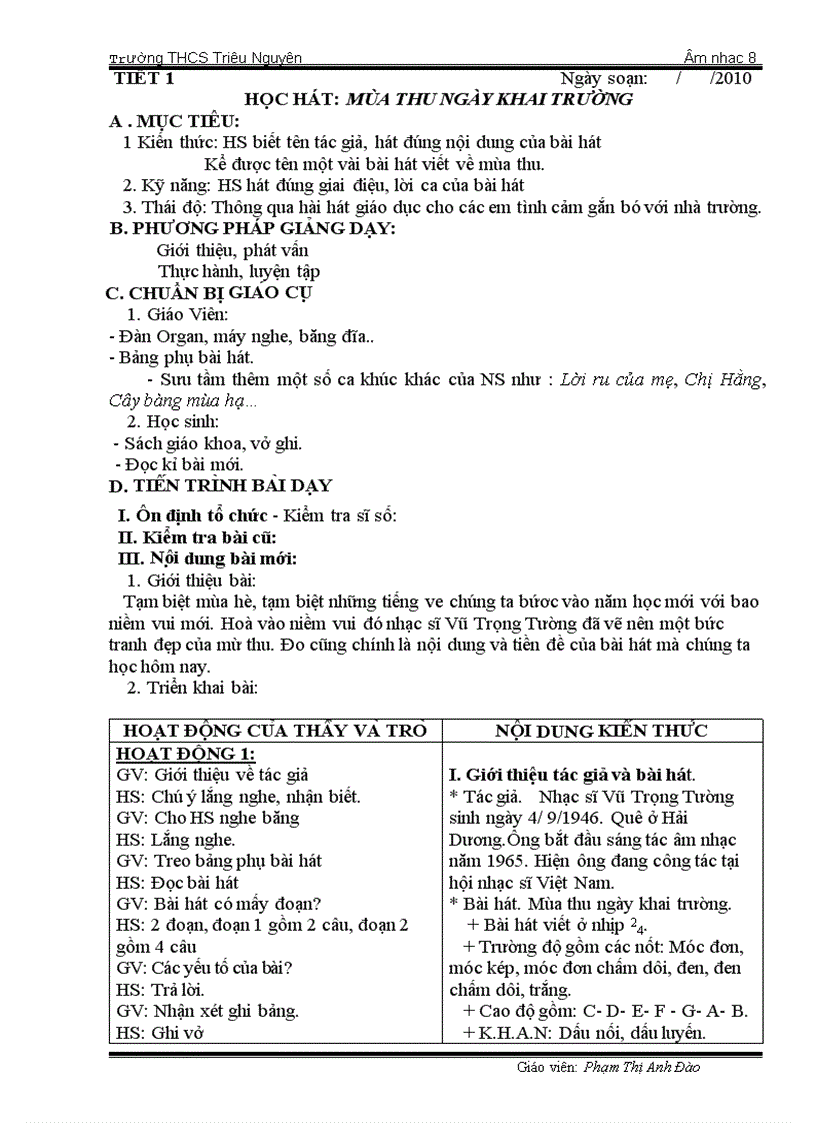 image for page Âm nhạc 8 HKI theo chuẩn KTKN