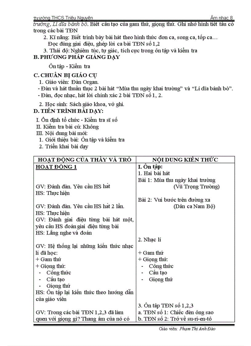 image for page Âm nhạc 8 HKI theo chuẩn KTKN