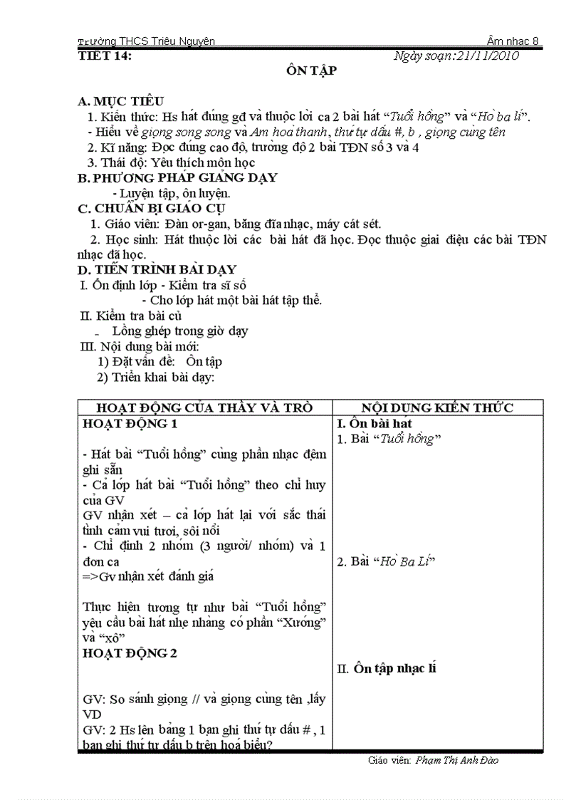 image for page Âm nhạc 8 HKI theo chuẩn KTKN