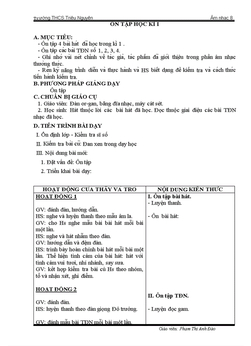 image for page Âm nhạc 8 HKI theo chuẩn KTKN
