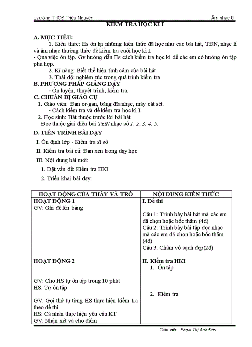 image for page Âm nhạc 8 HKI theo chuẩn KTKN