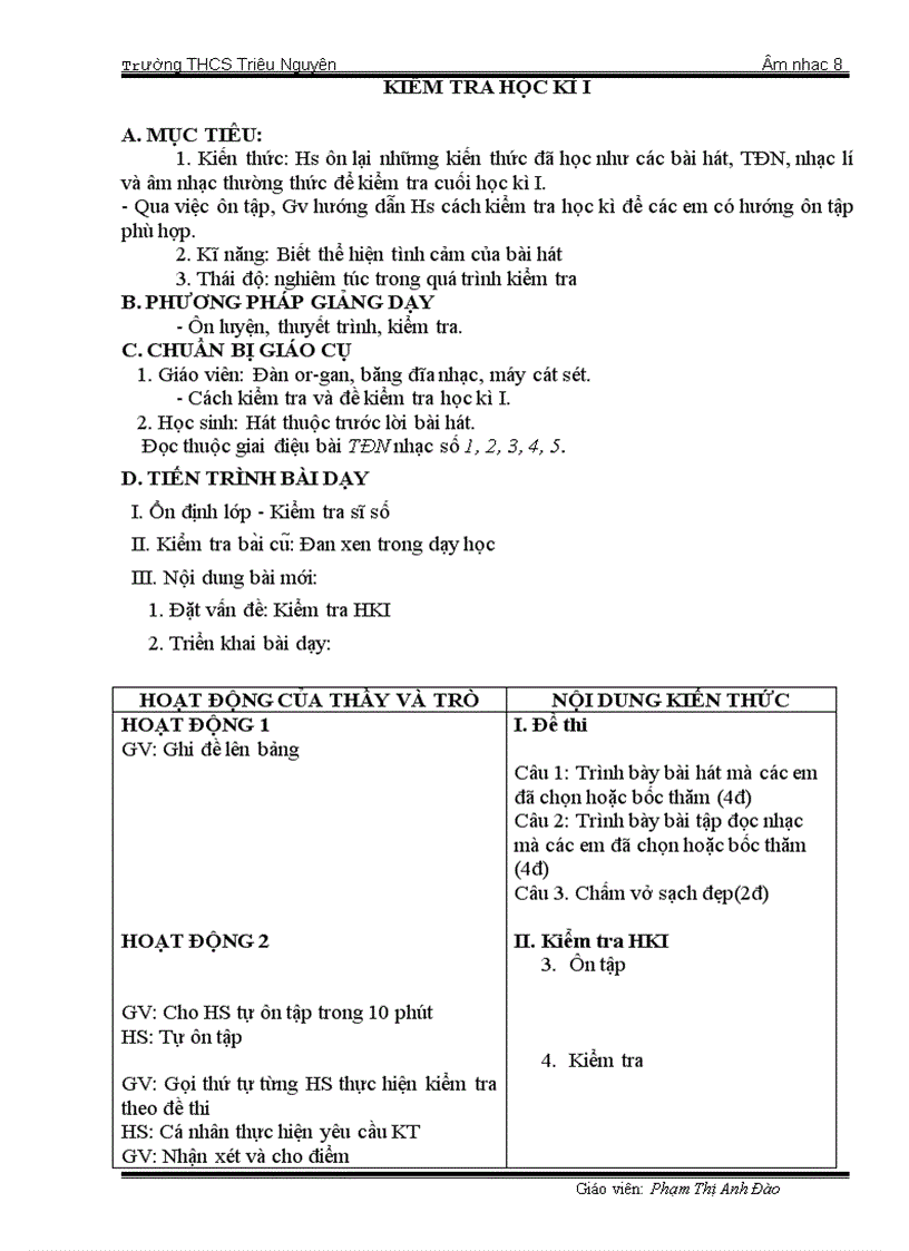 image for page Âm nhạc 8 HKI theo chuẩn KTKN