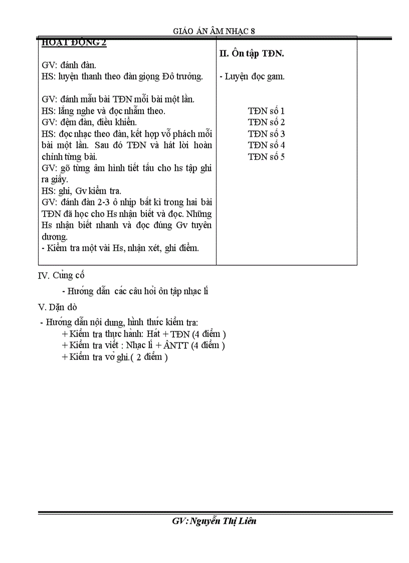 image for page Am nhac 8 theo chuan theo PPCT 2011 2012 tiết 1 19