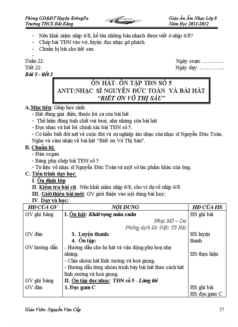 image for page Âm nhạc lớp 8 hay