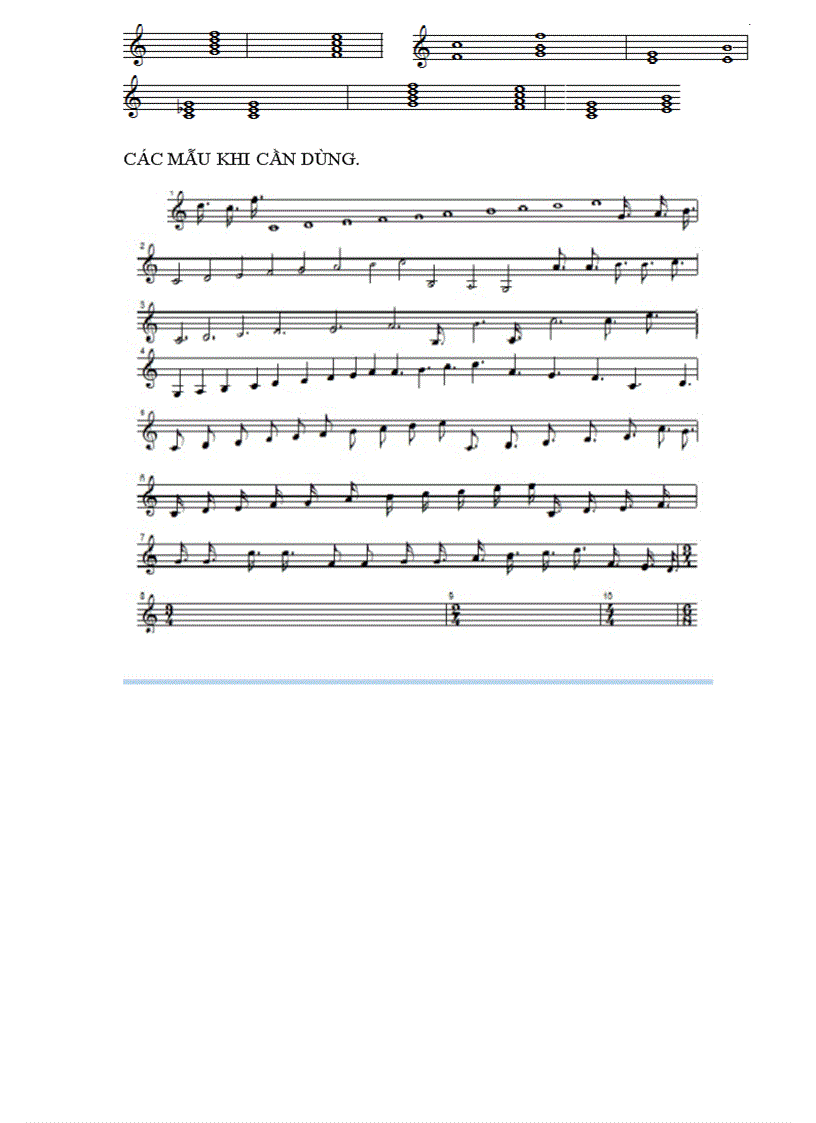 image for page Các mẫu gam luyện thanh nhạc lí trong giao an