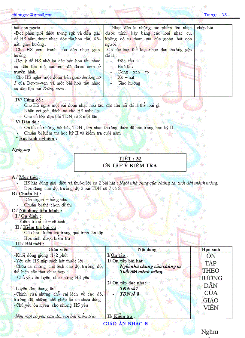 image for page GA âm nhạc 8 Hàng VIP mới nhất