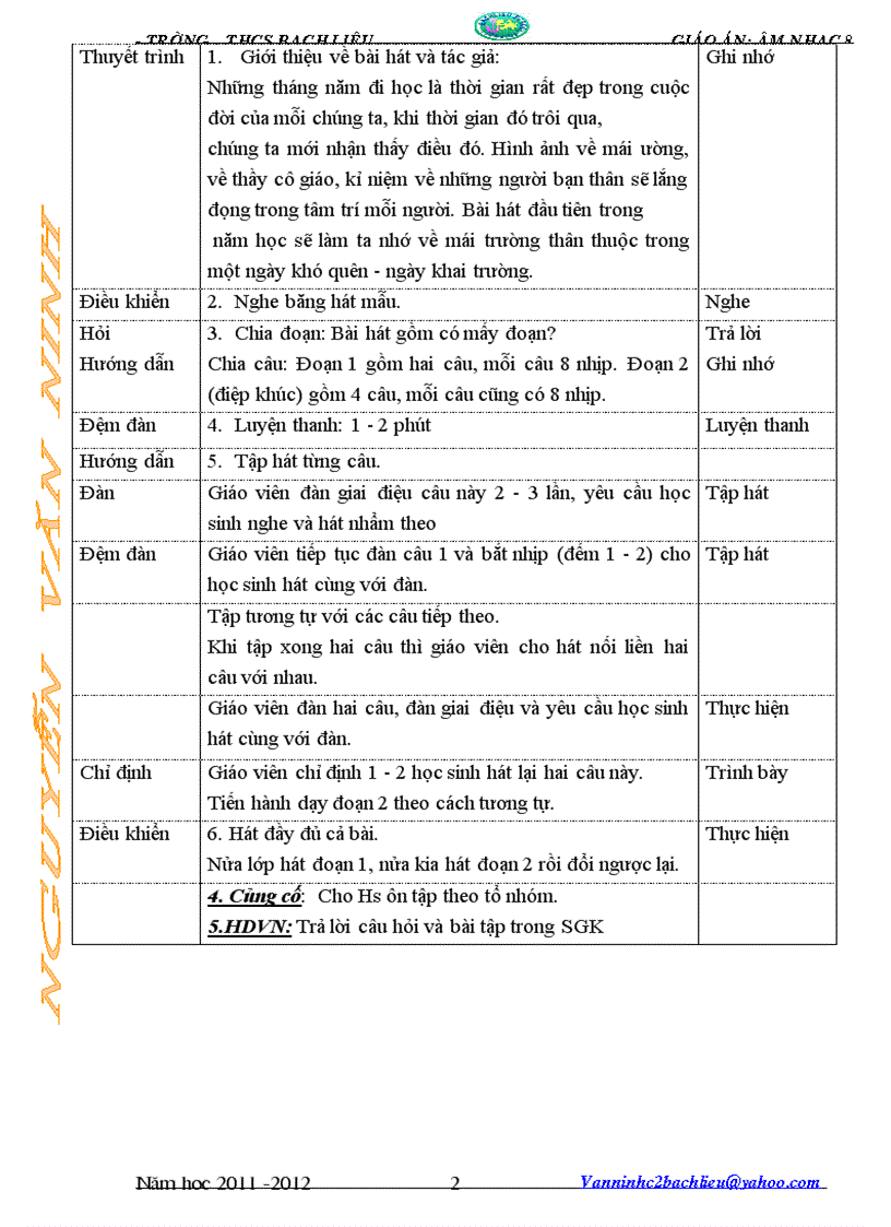 image for page GA Âm nhạc 8 từ tiết 1 5