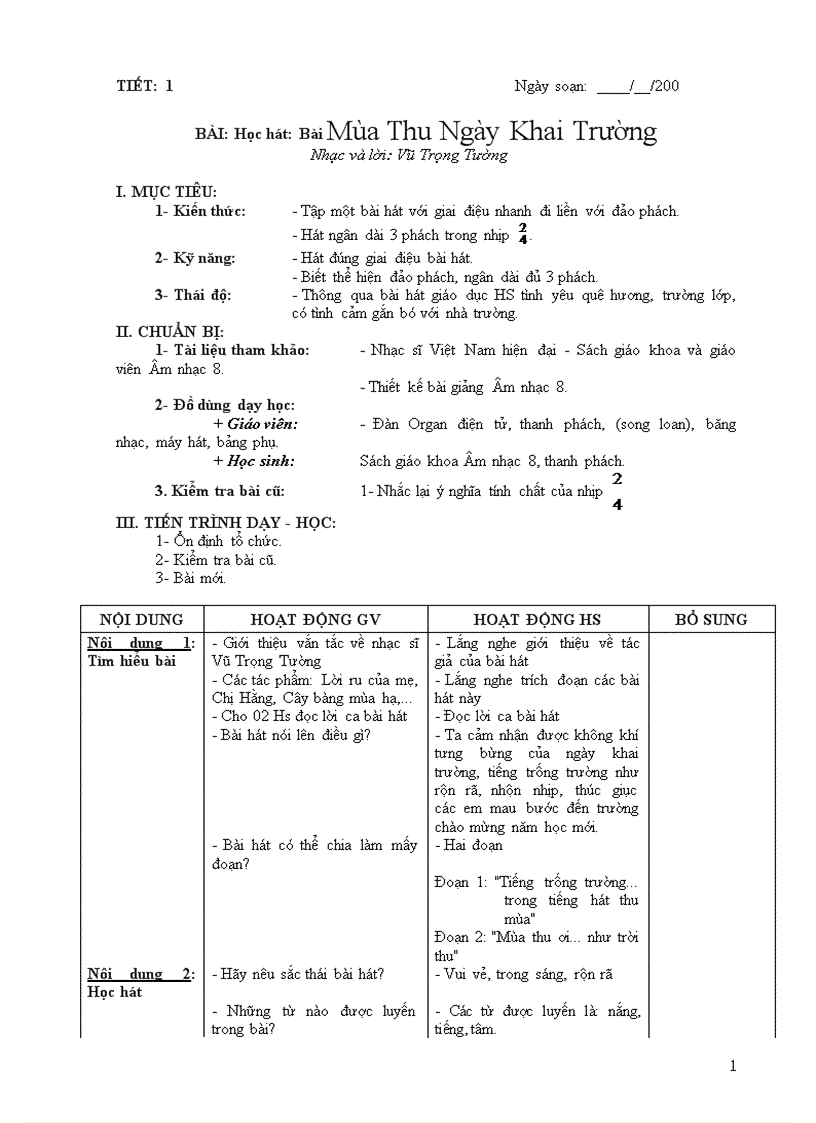 image for page Giao an âm nhạc 8 1