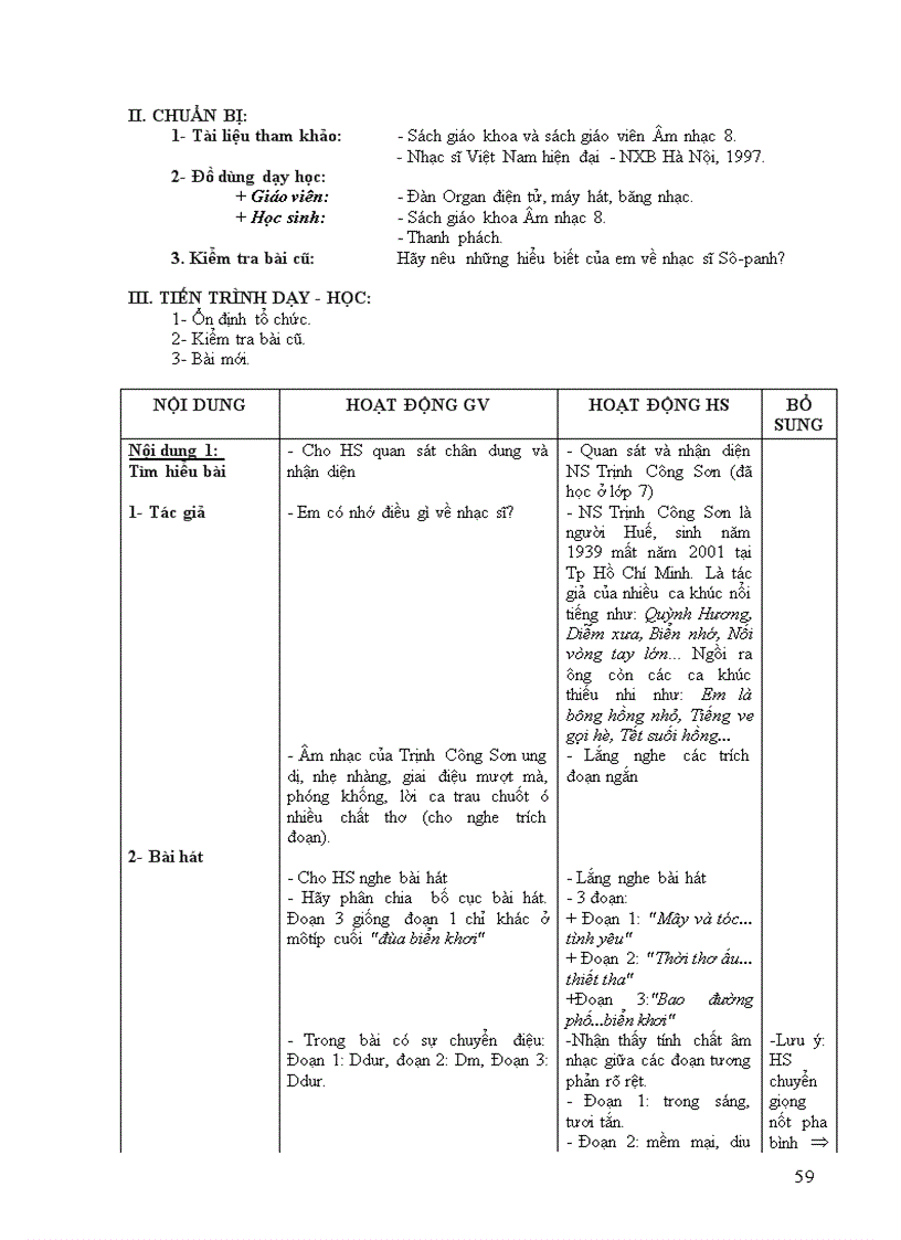 image for page Giao an âm nhạc 8 1