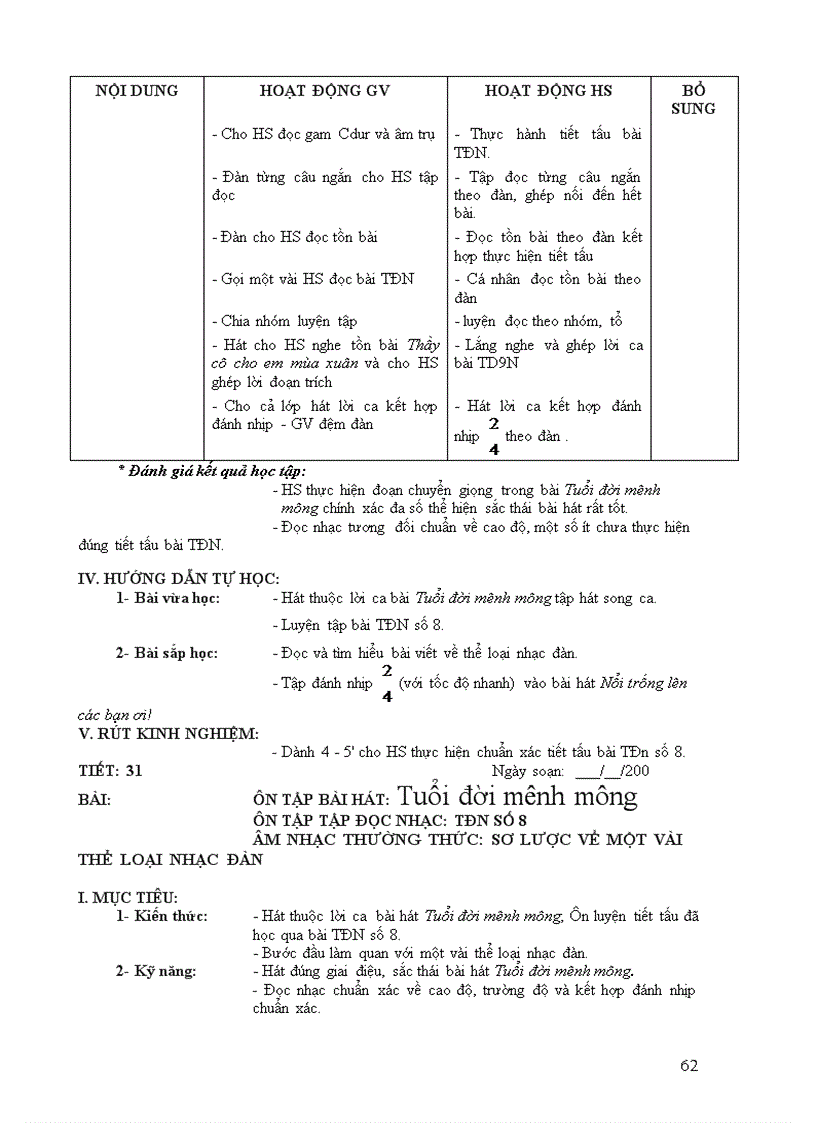 image for page Giao an âm nhạc 8 1