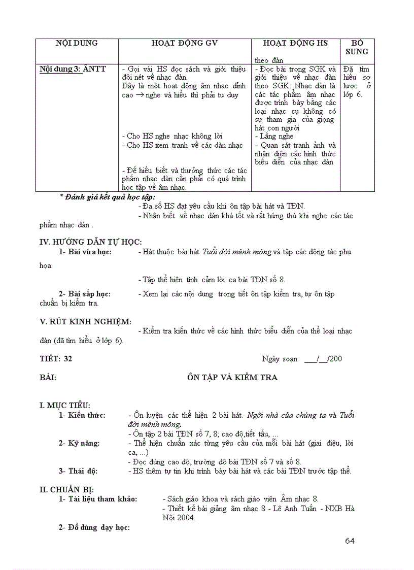 image for page Giao an âm nhạc 8 1