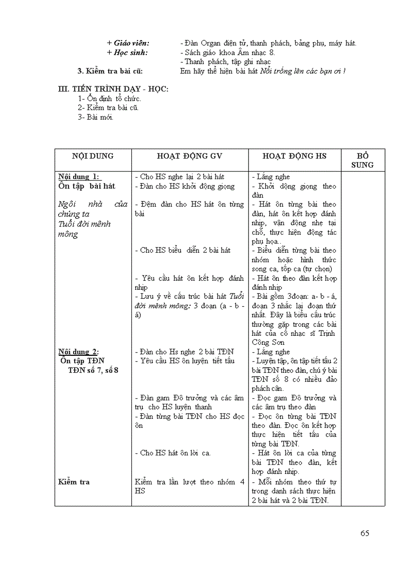 image for page Giao an âm nhạc 8 1