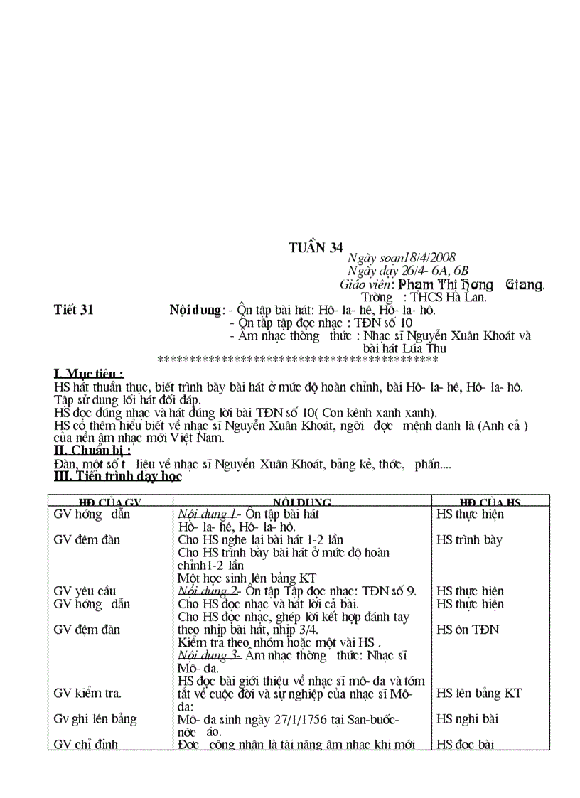 image for page Giao an am nhac 6