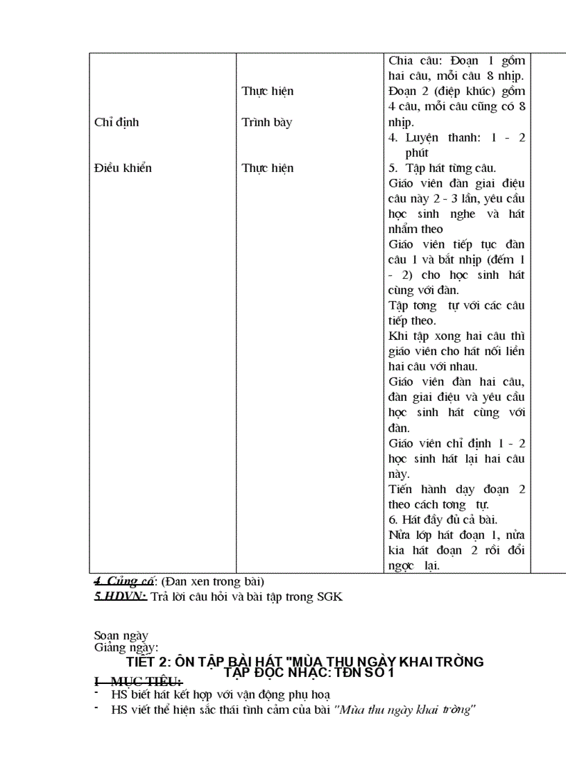 image for page Giáo án âm nhạc 8 3 cột cả năm 2010 2011