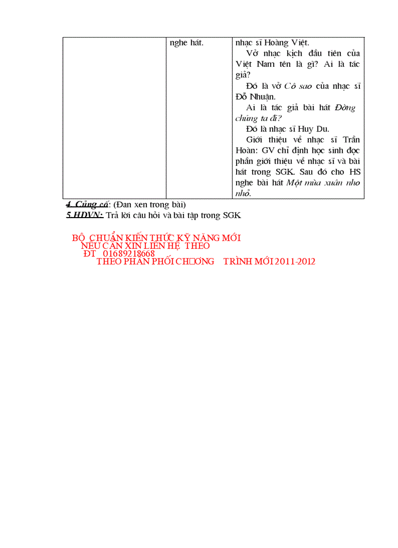 image for page Giáo án Âm nhạc 8 cả năm chuẩn