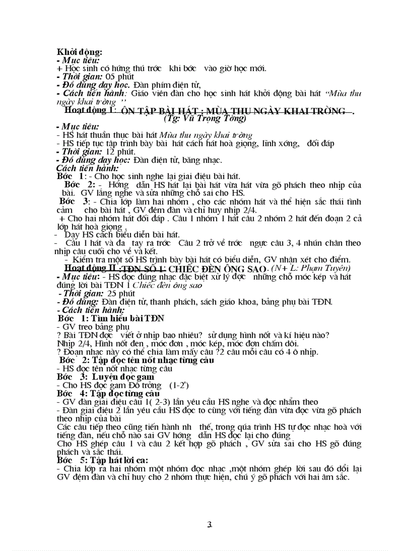 image for page Giáo án Âm nhạc 8 hay