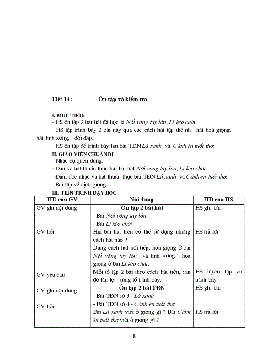 image for page Giao an Am nhac 9