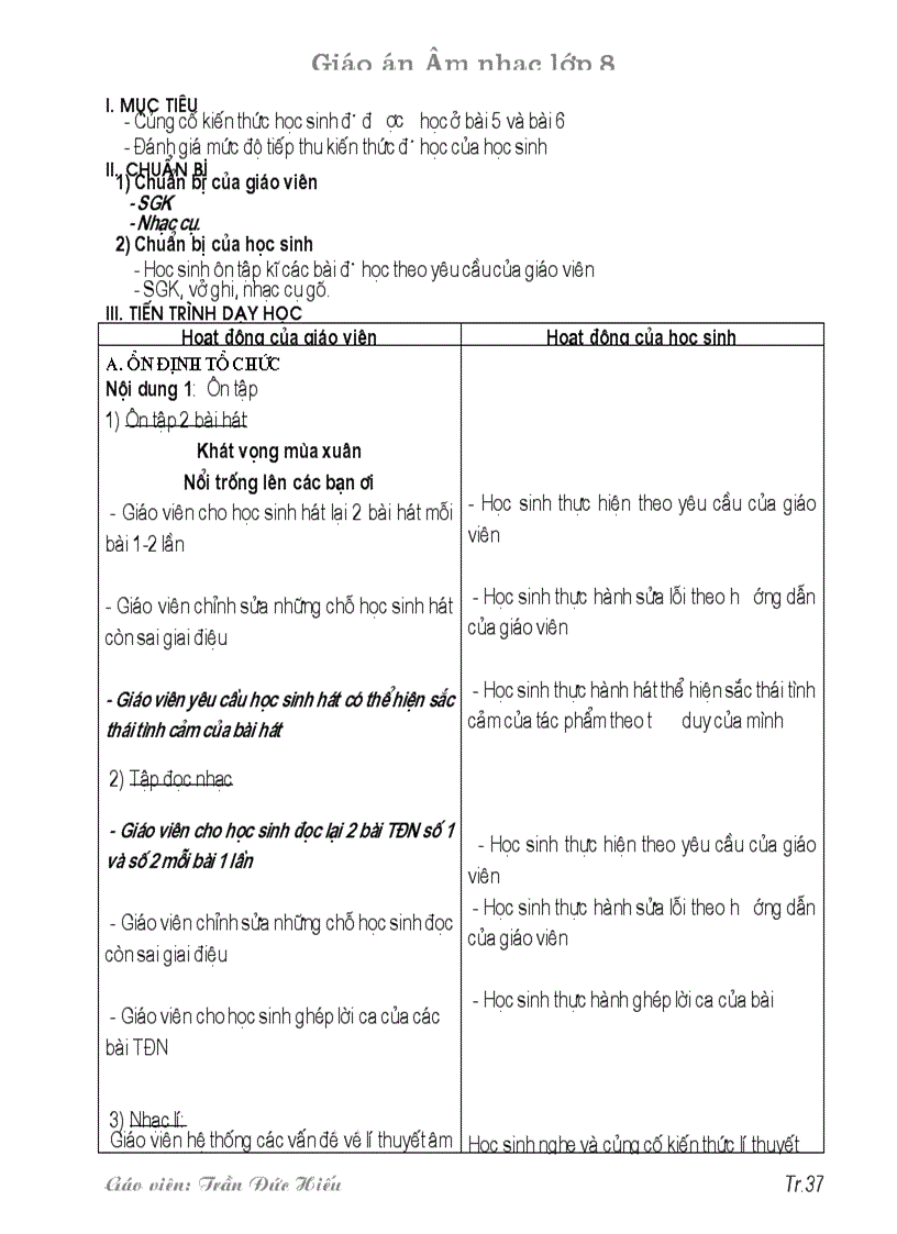 image for page Giao an am nhac Chuan