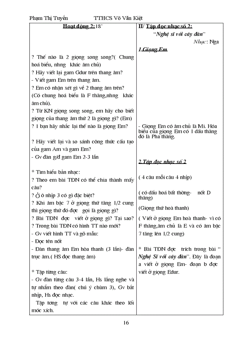 image for page Giao an am nhac tron bo