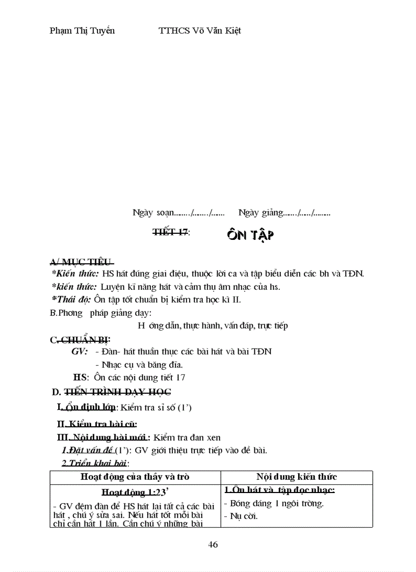 image for page Giao an am nhac tron bo