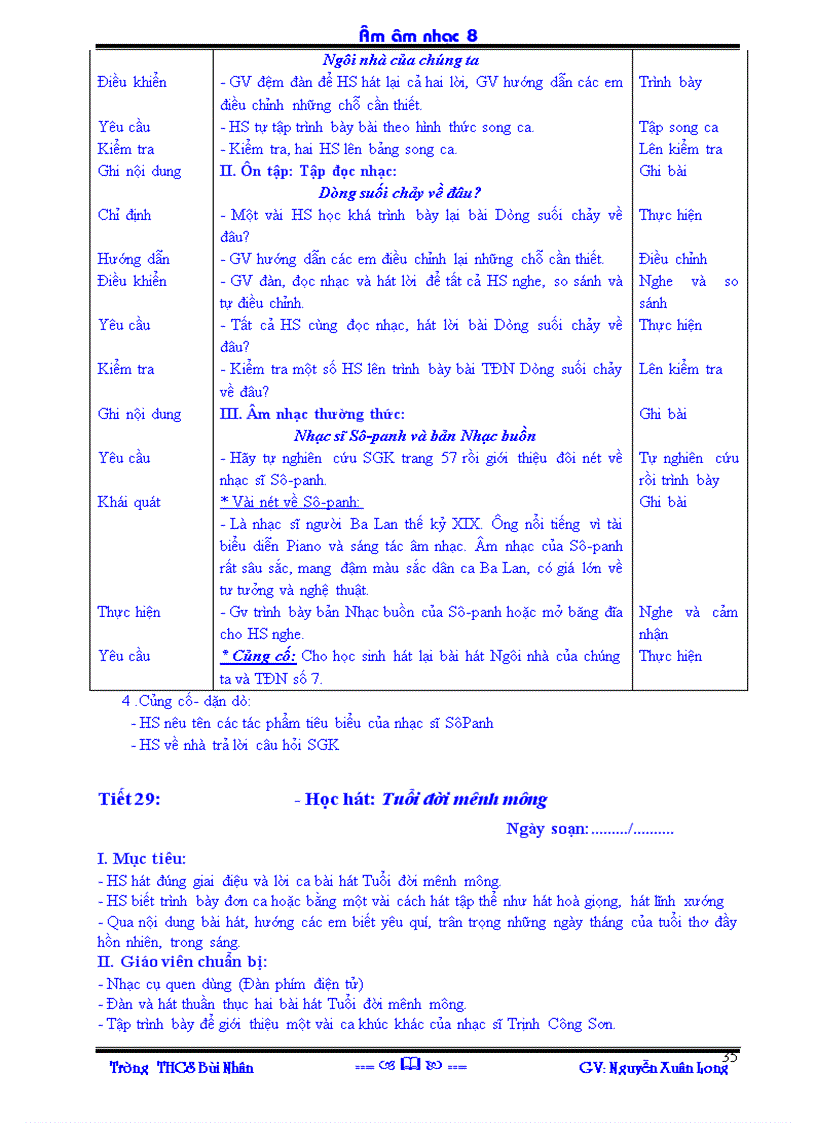 image for page Giao an am nhac8 ca nam