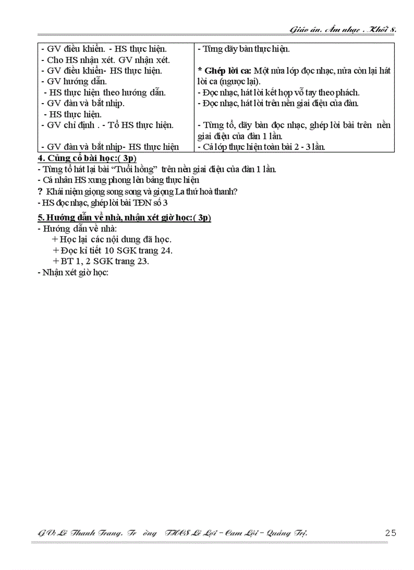 image for page Giáo án khối 8