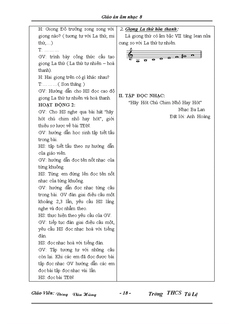 image for page Giao an nhac lop 8 ca nam chuan ca nuoc