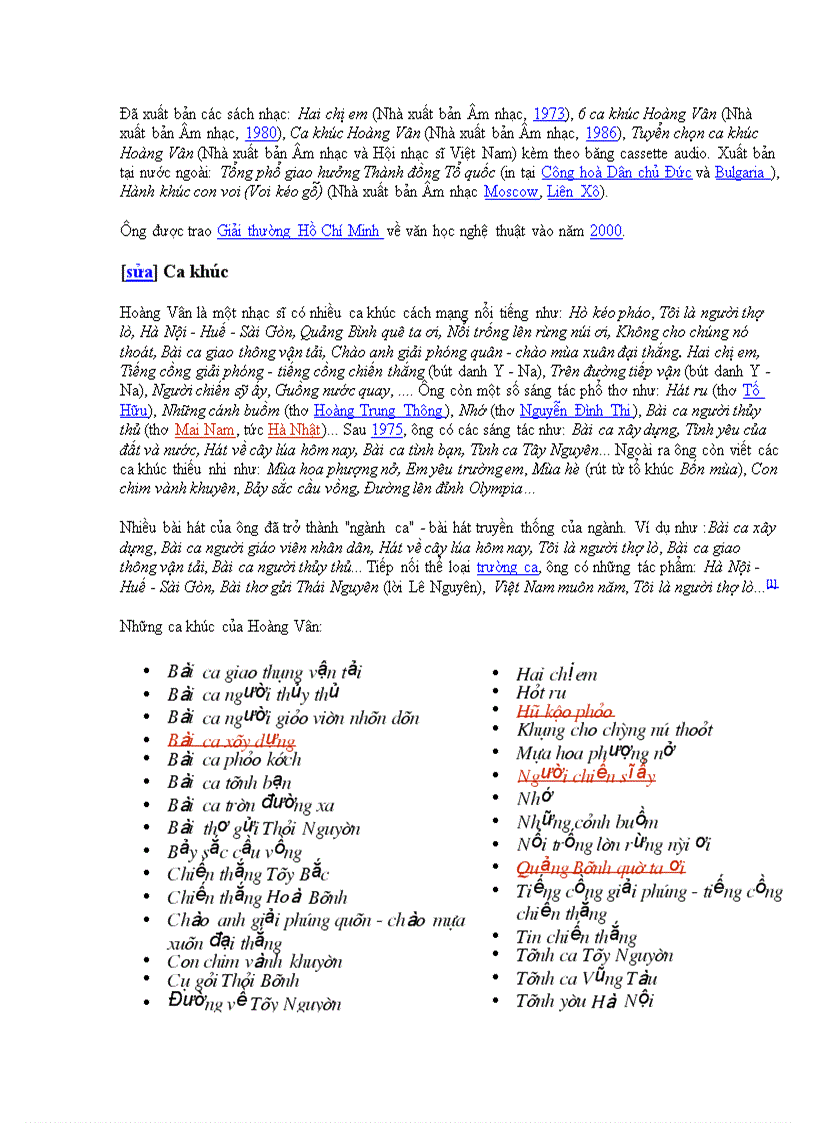 image for page Giới thiệu nhạc sĩ Hoàng vân