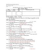 KTHK II Am nhạc 8 THCSĐHA