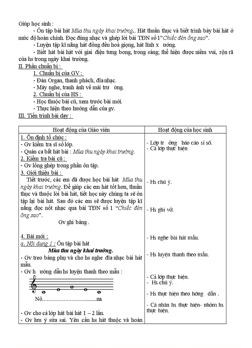 image for page Nhạc lớp 8 cả năm