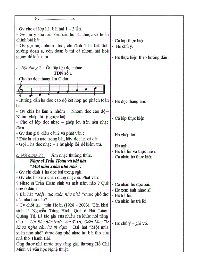 image for page Nhạc lớp 8 cả năm