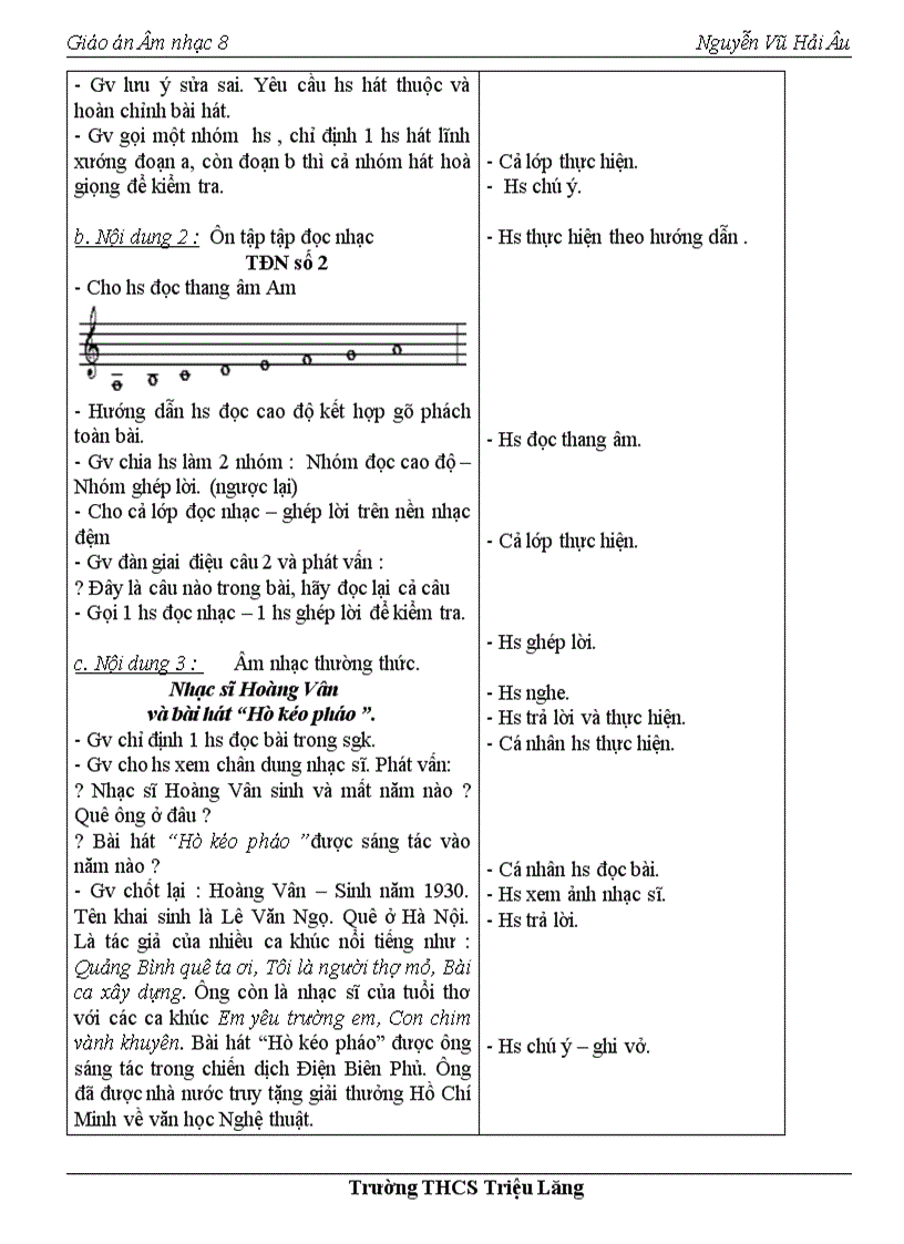 image for page Nhạc lớp 8 cả năm