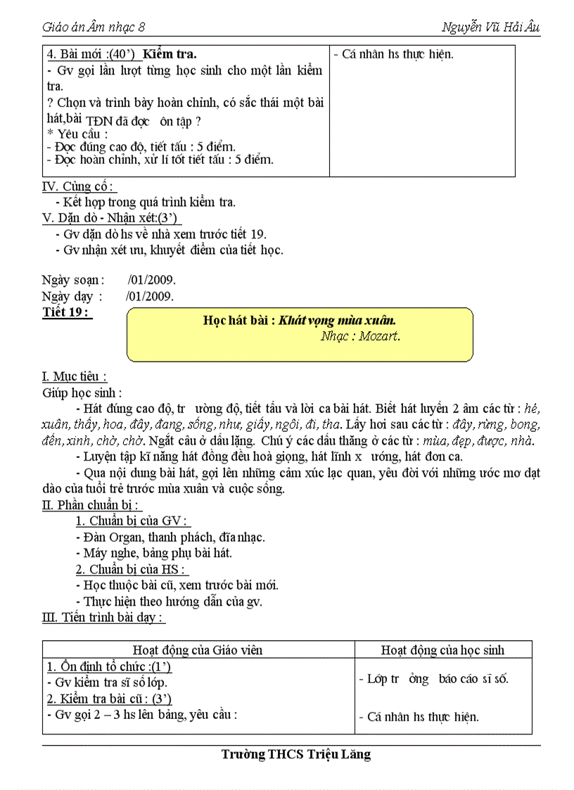 image for page Nhạc lớp 8 cả năm