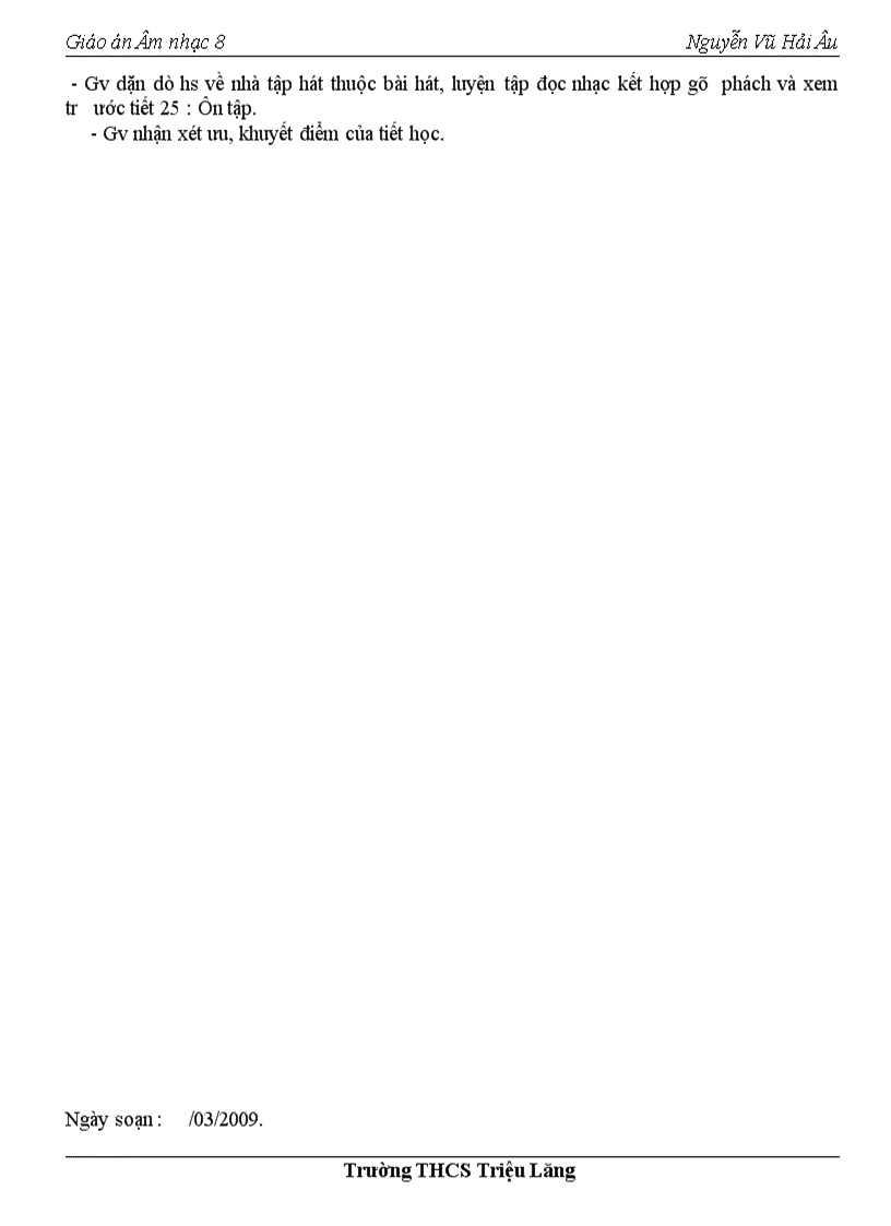 image for page Nhạc lớp 8 cả năm