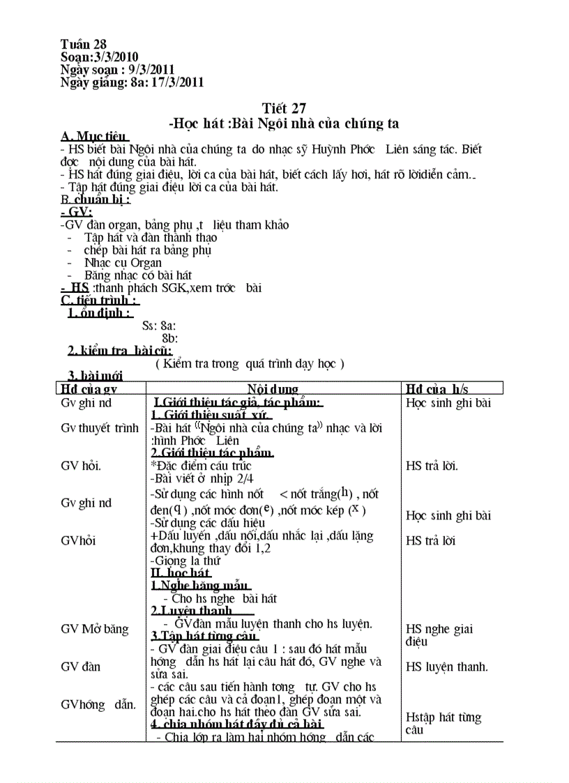 image for page Tiết 27 lớp 8 CKTKN