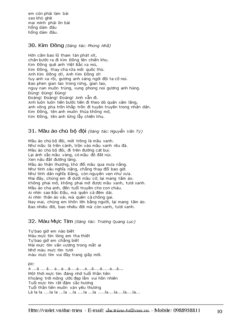 image for page 50 bài hát thiếu nhi hay nhất thế kỉ XIX