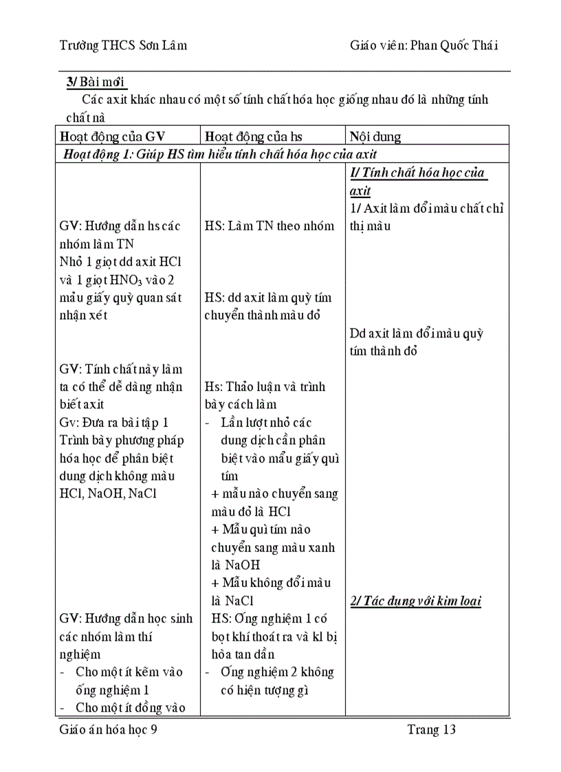 image for page Bài giảng hóa học lớp 9