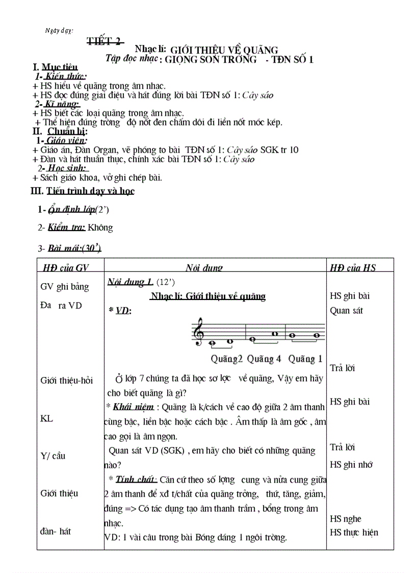 image for page GA âm nhạc 9 Mới nhất soạn theo tập huấn