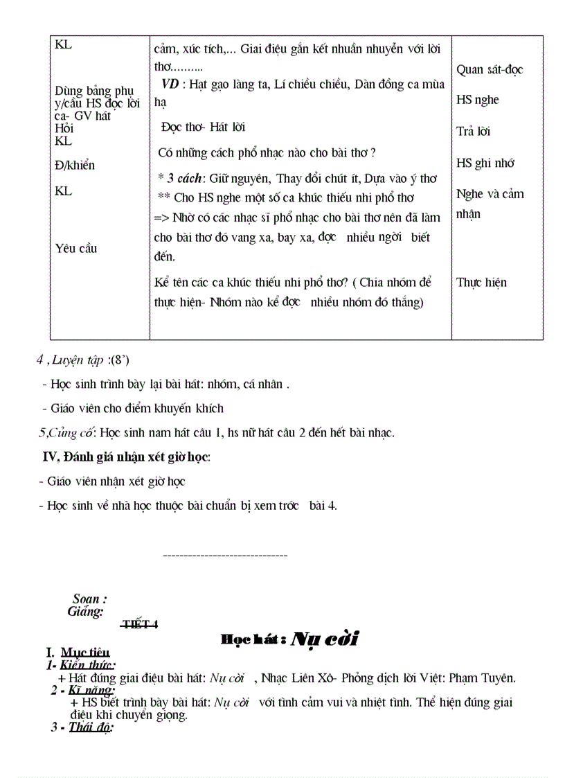 image for page GA âm nhạc 9 Mới nhất soạn theo tập huấn