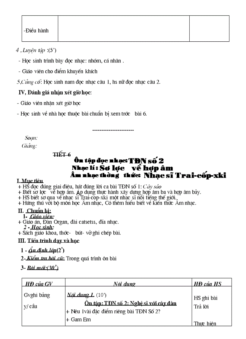 image for page GA âm nhạc 9 Mới nhất soạn theo tập huấn