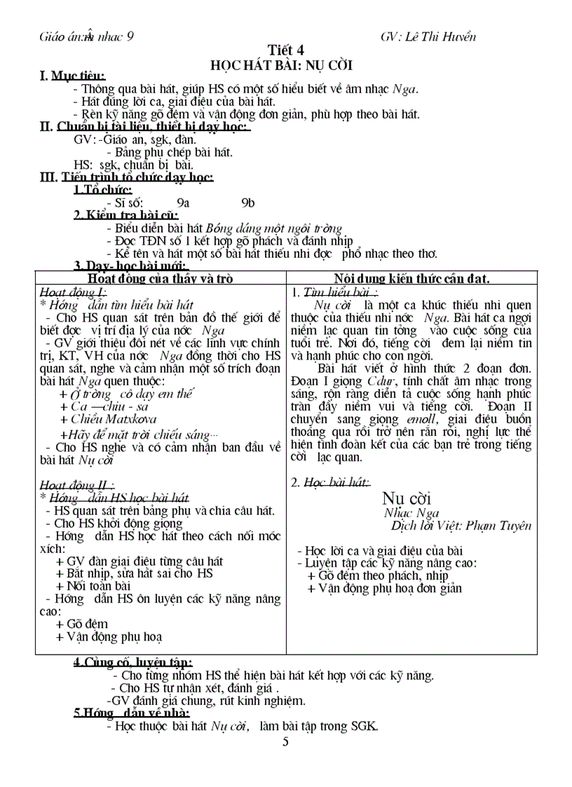 image for page Ga NHAC9 2 cot Thay Tro