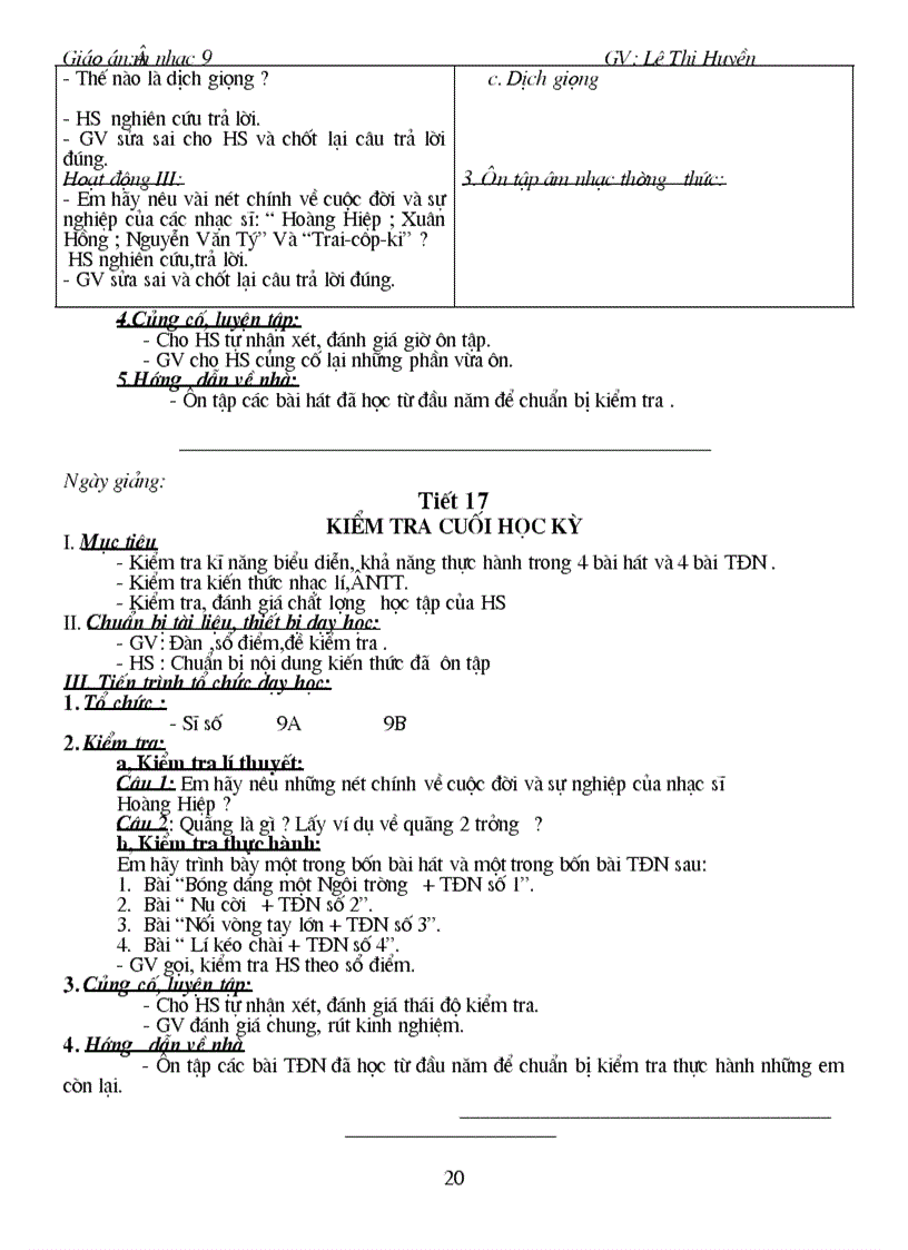 image for page Ga NHAC9 2 cot Thay Tro