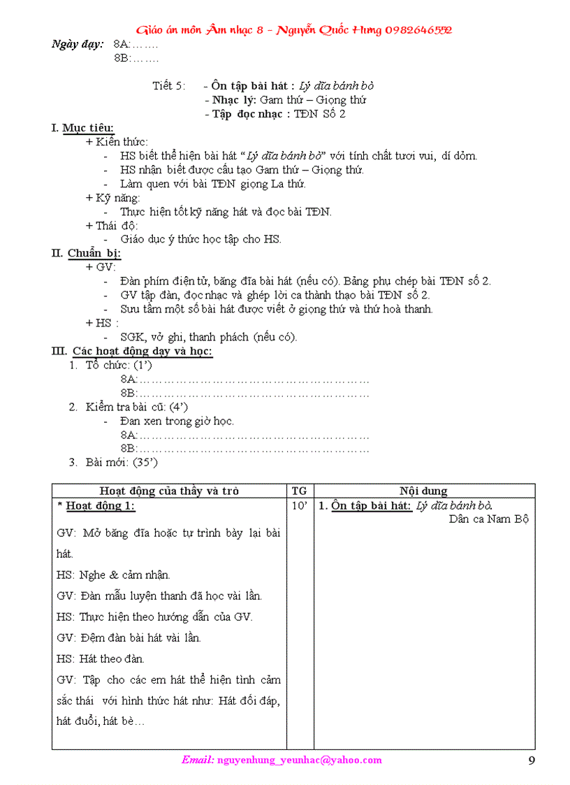 image for page Giao an am nhac 8 hay ne