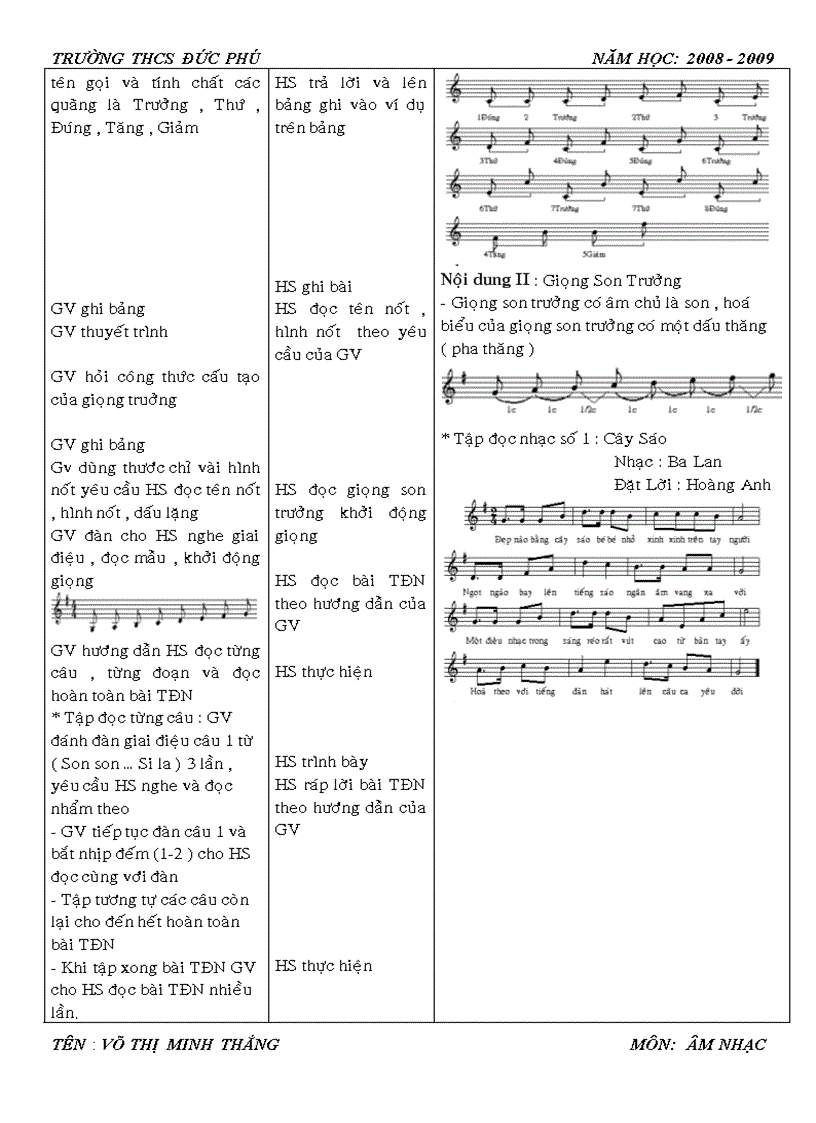 image for page Giáo án âm nhạc 9 2009