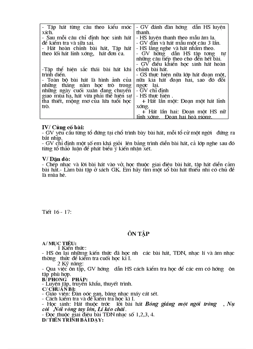 image for page Giáo án Âm nhạc 9 chuẩn mới chi tiết