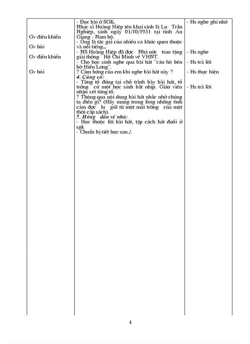 image for page Giao an Am nhac 9 Moi